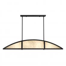  1-6219-4-89 - Legacy 4-Light Linear Chandelier in Matte Black by Breegan Jane