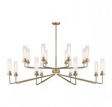  1-8862-16-322 - Baker 16-Light Chandelier in Warm Brass