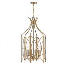  3-6802-6-127 - Enclave 6-Light Pendant in Noble Brass