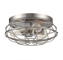  6-8074-15-SN - Scout 3-Light Ceiling Light in Satin Nickel