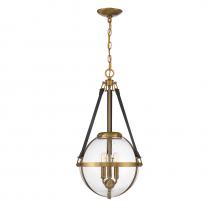  7-1837-3-322 - Bozeman 3-Light Pendant in Warm Brass