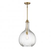  7-2255-1-322 - Brandon 1-Light Pendant in Warm Brass