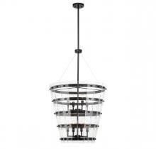  7-8859-8-89 - Ventari 8-Light Pendant in Matte Black