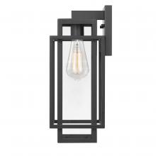  E10006-001 - Tahoma 20 In 1-Light Matte Black Finish - Outdoor Wall Sconce Lamp