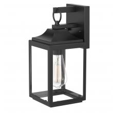  E10007-001 - Malibu 14 In 1-Light Matte Black Finish - Outdoor Wall Sconce Lamp