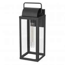  E10014-001 - Ashley 17 In 1-Light Matte Black Painted Outdoor Wall Sconce Lamp