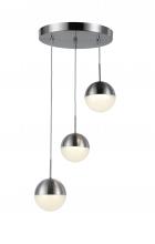  W33812MN10 - Phantasm 7.5-Watt Matte Nickel Finish Integrated LEd Iced Opal Acrylic Pendant Ceiling Light 3000K 1