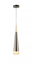  W33847C6 - Pinnacle 12-Watt Polished Chrome Finish Integrated LEd Cone Mini Pendant Ceiling Light 3000K 6 in. D