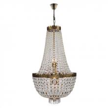  W83084B20 - Metropolitan 8-Light Antique Bronze Finish and Clear Crystal Chandelier 20 in. Dia x 36 in. H Medium