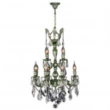  W83324B21 - Versailles 12-Light Antique Bronze Finish and Clear Crystal Chandelier 21 in. Dia x 32 in. H Two 2 T