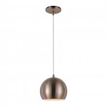  W83543BN8 - Monroe 6-Watt Brushed Nickel Finish Integrated LEd Mini Pendant Light 3000K 8 in. Dia x 96 in. H