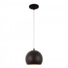  W83543MB8 - Monroe 6-Watt Matte Black Finish Integrated LEd Mini Pendant Light 3000K 8 in. Dia x 96 in. H