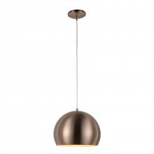  W83544BN12 - Monroe 12-Watt Brushed Nickel Finish Integrated LEd Pendant Light 3000K 12 in. Dia x 96 in. H