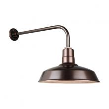  H-QSN15116-SA-145/QSNB-13-145 - 16" Gooseneck Light Warehouse Shade, QSNB-13 Arm