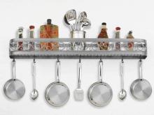  H-13-46Y-B-113 W/CI - POT RACK COLLECTION