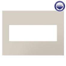  AWP3GOM - Adorne® Oatmeal Three-Gang Screwless Wall Plate with Microban®