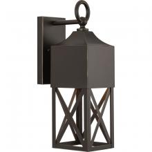  P560316-020 - Birkdale Collection One-Light Modern Farmhouse Antique Bronze Outdoor Wall Lantern