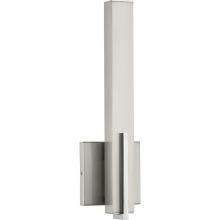  P710051-009-30 - Planck LED Collection One-Light LED Wall Sconce, Brushed Nickel Finish