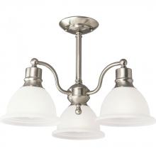  P3663-09 - Madison Collection Three-Light 20-3/4" Close-to-Ceiling