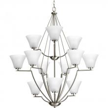  P4687-09 - P4687-09 12-100W MED 3-TIER CHANDELIER