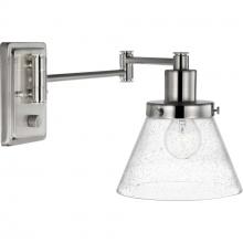  P710084-009 - Hinton Collection Brushed Nickel Swing Arm Wall Light