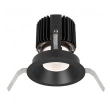  R4RD1T-F830-BK - Volta Round Shallow Regressed Trim with LED Light Engine