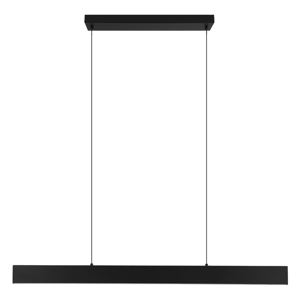 1x33W Integrated LED linear pendant With matte black finish