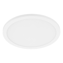  203677A - 1x24W LED Ceiling / Wall Light With White Finish & White Acrylic Shade