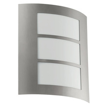  88139A - 1x15W Outdoor Wall Light w/ Stainless Steel Finish & Acrylic Glass