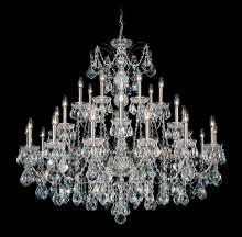  1718-22 - Century 28 Light 120V Chandelier in Heirloom Gold with Clear Heritage Handcut Crystal