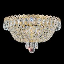 Schonbek 1870 2616-40 - Camelot 3 Light 110V Close to Ceiling in Silver with Clear Gemcut® Crystal