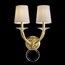  MA1002N-23O - Emilea 2 Light 120V Wall Sconce in Etruscan Gold with Clear Optic Crystal