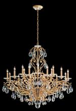  FE7018N-23H - Filigrae 18 Light 120V Chandelier in Etruscan Gold with Clear Heritage Handcut Crystal