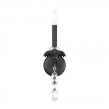  AT1001N-22H - Helenia 1 Light 120V Wall Sconce in Heirloom Gold with Clear Heritage Handcut Crystal