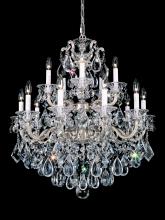  5075-23 - La Scala 15 Light 120V Chandelier in Etruscan Gold with Clear Heritage Handcut Crystal