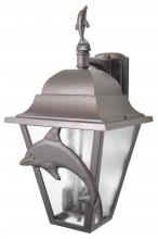  DL1796 - Americana Collection Dolphin Series Model DL1796 Large Outdoor Wall Lantern