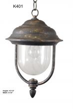  K401 - Kiss Lighting K400 Series Hanging Model K401 Small Outdoor Wall Lantern