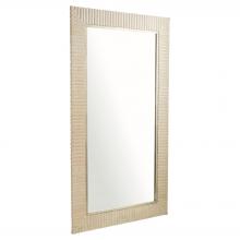  11614 - Estriada Flr Mirror|White