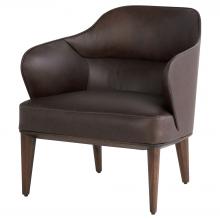 Cyan Designs 11725 - Agata Chair Dark Brown Leather