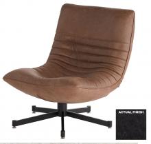 Cyan Designs 11807 - Eduarda Chair Black Distressed Leather