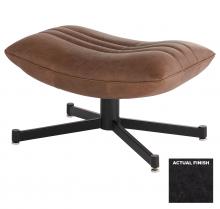 Cyan Designs 11810 - Eduarda Ottoman Black Distressed Leather