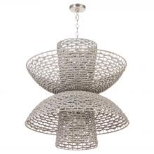  11933 - Masasa Chandelier|Pale Grey|Nickel