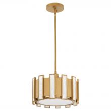  11949 - Volterra 1 Light Pendant | Aged Brass