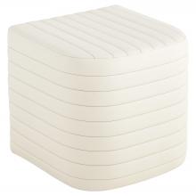 Cyan Designs 12222 - Channel Ottoman Off-White