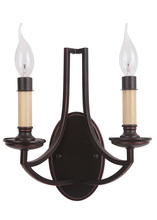  40062-OBG - Hayden 2 Light Wall Sconce in Oil Bronze Gilded