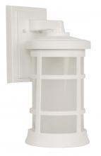  ZA2314-TW - Resilience 1 Light Medium Outdoor Wall Lantern in Textured White