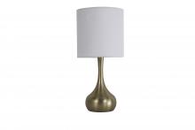 Craftmade 86259 - 1 Light Metal Base Table Lamp in Satin Brass