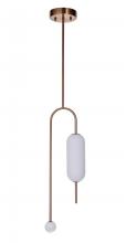  53892-SB-LED - Tuli LED Pendant in Satin Brass