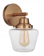  19507SB1 - Essex 1 Light Wall Sconce in Satin Brass