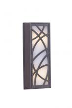  TB1060-AZ - Whimsical Lines Lighted Touch Button in Antique Bronze